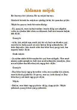 Aldanan möjek